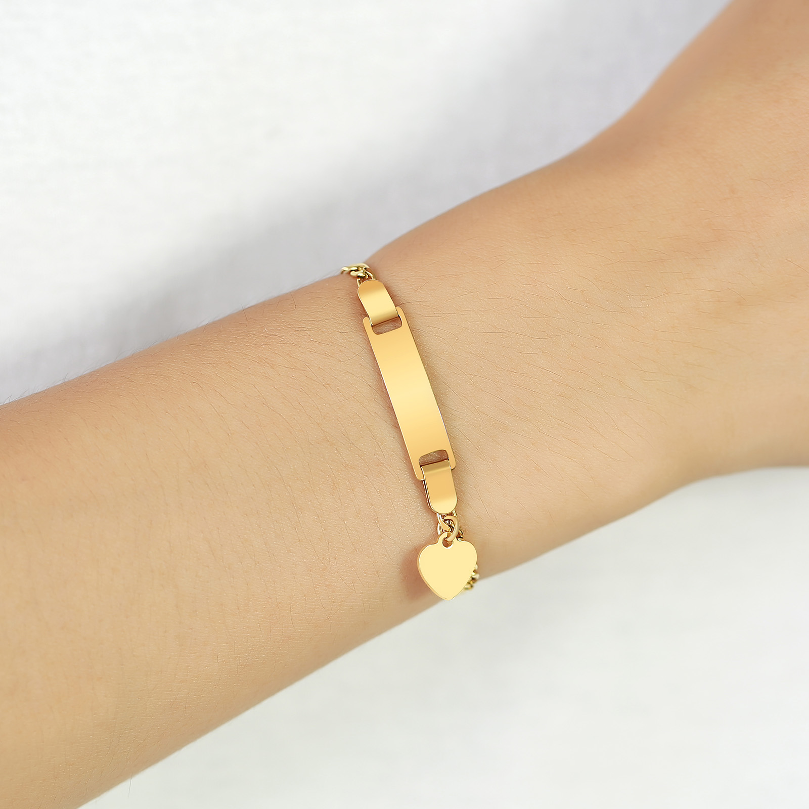 Vnox Customize Baby Name Brace - Coordinates Bracelet ulasan dan harga